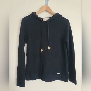 Michael Kors knit black hoodie size m